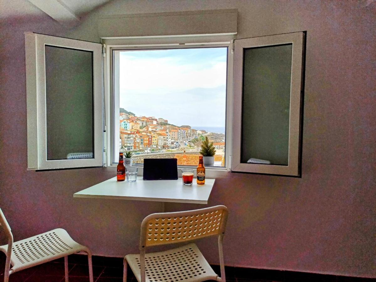 La Casa Del Muro Con Vistas Al Mar Vila A Guarda Exterior foto